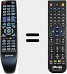 Comando &agrave; dist&acirc;ncia substituto de BN59-00874A