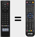 Comando à distância substituto de SPVR801CI