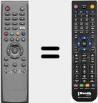 Comando &agrave; dist&acirc;ncia substituto de DSR50017