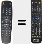 Comando &agrave; dist&acirc;ncia substituto de RC2530 (08002776)