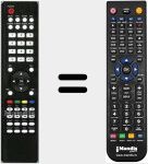 Comando à distância substituto de RCF301