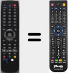 Comando à distância substituto de P702829001