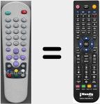 Comando à distância substituto de DVB1000S
