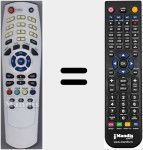 Comando &agrave; dist&acirc;ncia substituto de RAPIDO3