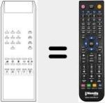 Comando à distância substituto de TC200