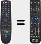 Comando à distância substituto de URC46200002R00