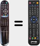 Comando &agrave; dist&acirc;ncia substituto de CF-29C36X (105-224F)