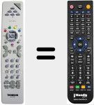 Comando &agrave; dist&acirc;ncia substituto de 37 LB 130 S5 (REMCON031)