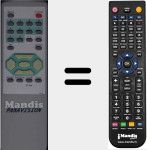 Comando &agrave; dist&acirc;ncia substituto de 3022