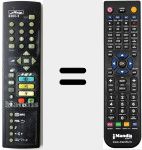 Comando &agrave; dist&acirc;ncia substituto de 63032 (663F0304A2KD)