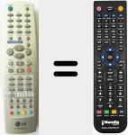 Comando &agrave; dist&acirc;ncia substituto de 6710V00145J