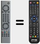 Comando &agrave; dist&acirc;ncia substituto de RC1546N (20129233)