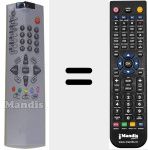 Comando à distância substituto de EP5187R