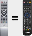 Comando à distância substituto de LCD-TC RC-E22