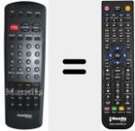Comando à distância substituto de 105228G