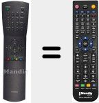 Comando à distância substituto de 6710V00037B