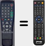 Comando à distância substituto de 020T