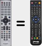 Comando à distância substituto de RC003 (RP5732TE)