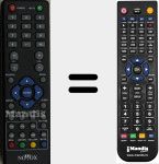 Comando &agrave; dist&acirc;ncia substituto de Novox001