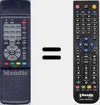 Comando à distância substituto de Otava001