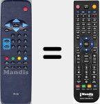 Comando à distância substituto de Quelle003