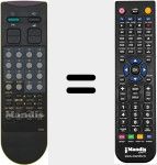 Comando à distância substituto de R-18A07