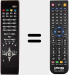 Comando &agrave; dist&acirc;ncia substituto de RC1082 (20366114)