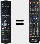 Comando &agrave; dist&acirc;ncia substituto de RC1243 (20164269)