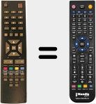 Comando &agrave; dist&acirc;ncia substituto de RC2445 (08000618)