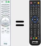 Comando &agrave; dist&acirc;ncia substituto de RM935 (147680812)