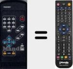 Comando à distância substituto de T5564EV