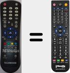 Comando &agrave; dist&acirc;ncia substituto de NATUSX922IIIDVBT (20463595)