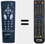 Comando à distância substituto de HRC 102 (36142890)