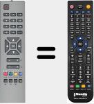 Comando &agrave; dist&acirc;ncia substituto de RC1241 (20128046)