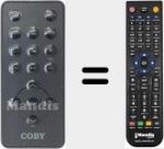 Comando &agrave; dist&acirc;ncia substituto de COB002