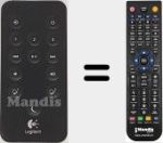 Comando à distância substituto de Logi001