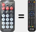 Comando à distância substituto de REMCON1546