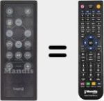 Comando à distância substituto de WIS026