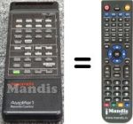 Comandos à distância equivalente Nakamichi AMPLIFIER 1