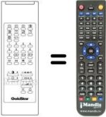 Comandos à distância equivalente LG SEC2418