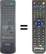 Comandos à distância equivalente Sony SEC2416