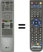 Comandos à distância equivalente LG SEC15694