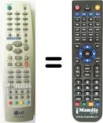 Comandos à distância equivalente LG SEC14629