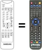 Comandos à distância equivalente Philips SEC2237