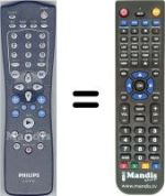 Comandos à distância equivalente Philips SEC2711