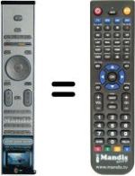 Comandos à distância equivalente Philips SEC14797