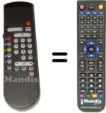 Comandos à distância equivalente Philips WHV7113