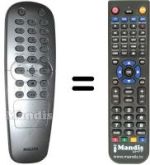 Comandos à distância equivalente Philips SEC0543