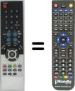 Comandos à distância equivalente Samsung SEC0874