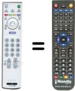 Comandos à distância equivalente Sony SEC15945